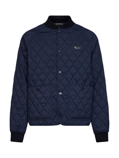 Burberry Navy blue quilted nylon jacket