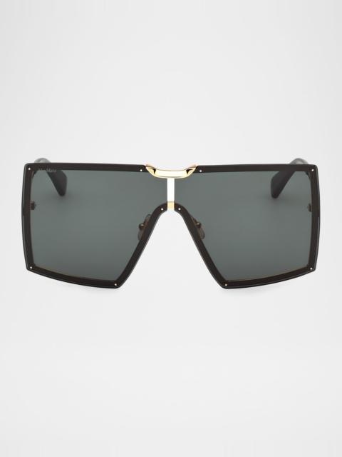 Max Mara Shield Metal Sunglasses