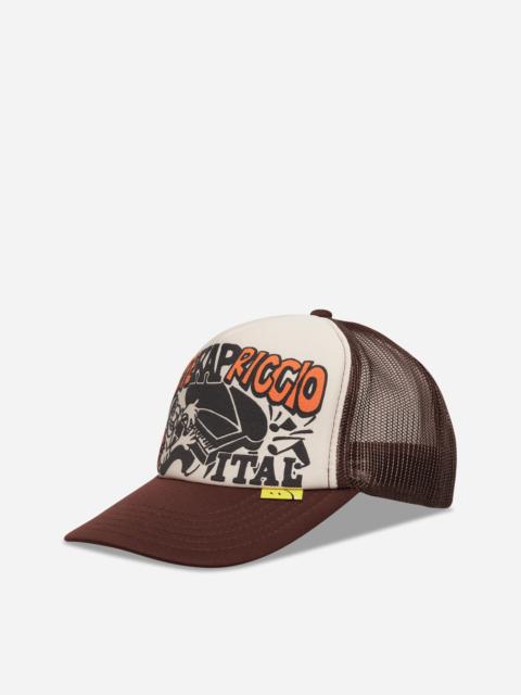 Kapital Life Kapriccio Track Cap Ecru / Brown