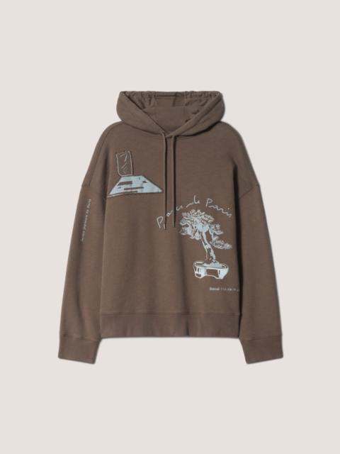 Maison Kitsuné PARCS OF PARIS OVERSIZE HOODIE