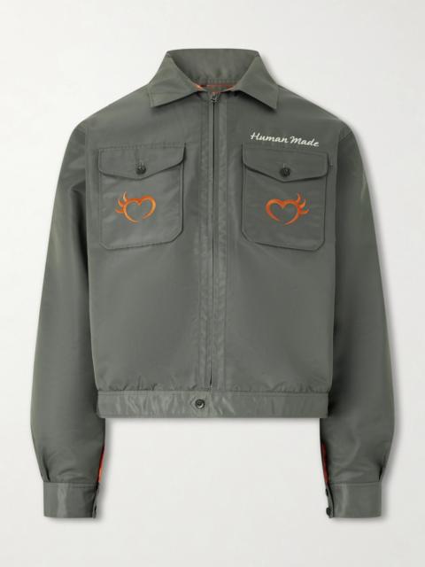 Human Made Embroidered Nylon Jacket