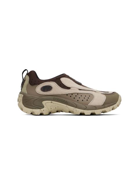 Brown & Beige Moc Speed Streak Evo Sneakers