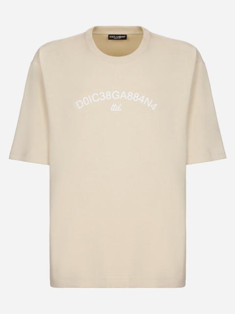 Cotton T-shirt with Dolce&Gabbana logo