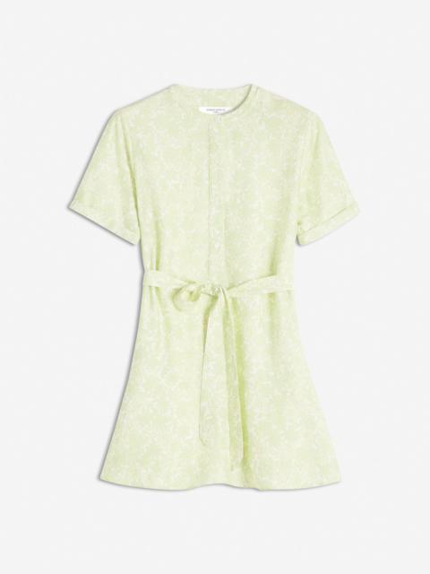 Maison Kitsuné SHORT SLEEVE GODET MINI DRESS