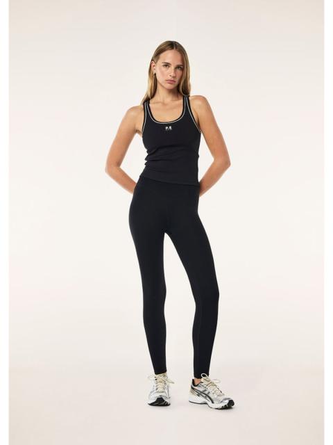 P.E NATION NEXUS RIB TANK IN BLACK