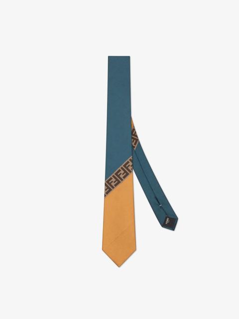 FENDI Multicolor silk tie