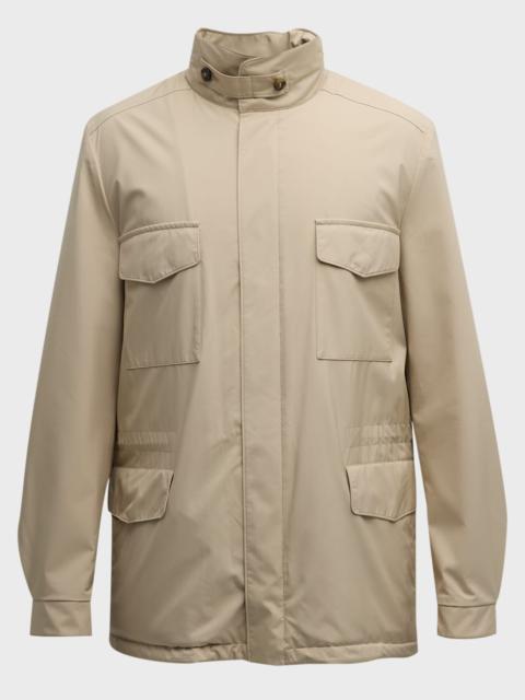 Loro Piana Men's Traveler Windmate Storm System Jacket