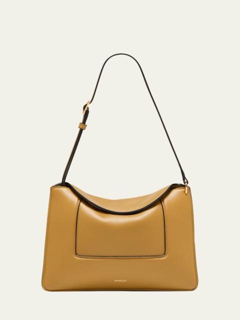 WANDLER Penelope Fold-Over Flap Leather Shoulder Bag