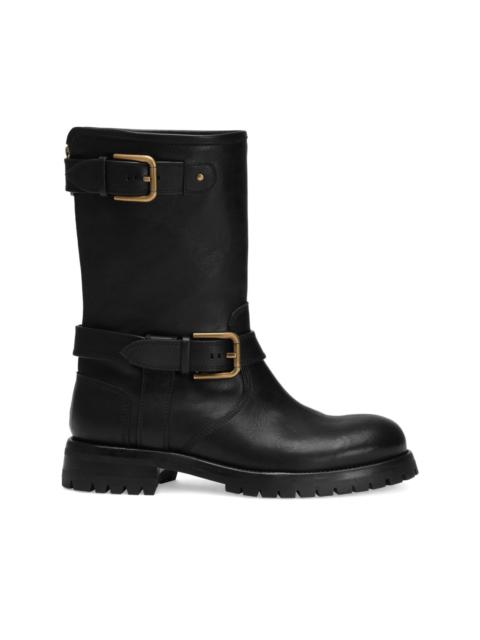 Dolce & Gabbana buckle-detail knee-high boots