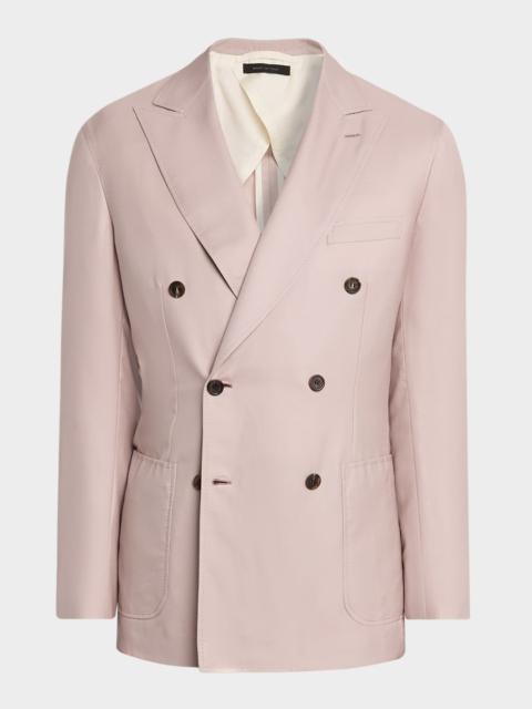 Brioni Men & apos;s Soffio Cashmere Double-Breasted Jacket