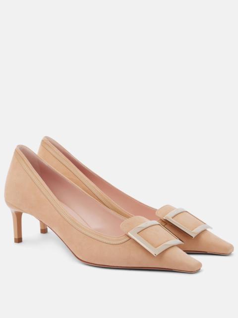 Roger Vivier Viv' Canard 55 suede pumps