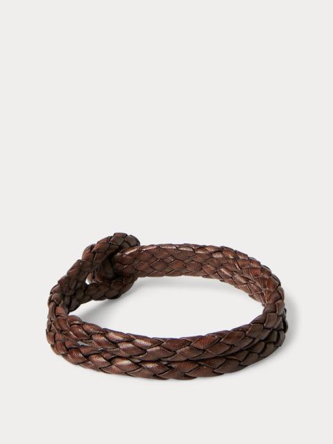 Hand-Braided Leather Bracelet