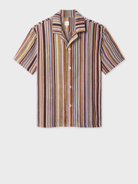 Paul Smith 'Signature Stripe' Towelling Lounge Shirt