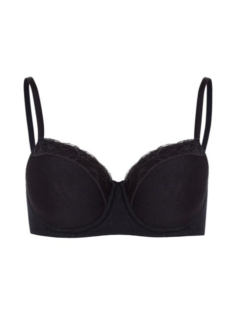 HANRO Cotton Lace Spacer T-Shirt Bra