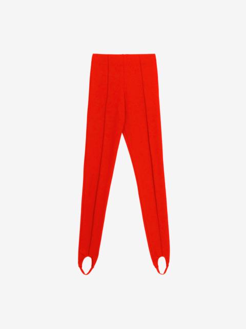 The Frankie Shop Caserta Stirrup Leggings - Red
