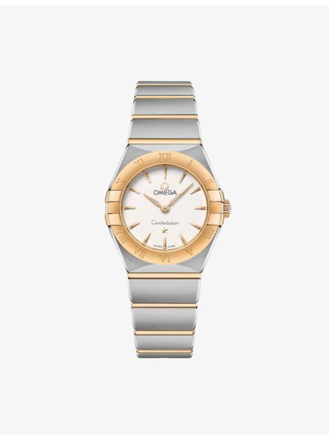 OMEGA Constellation 18ct Yellow-Gold And Stainless-Steel Quartz Watch 25mm
