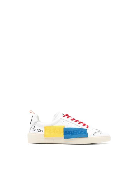 DSQUARED2 colourblock lace-up sneakers