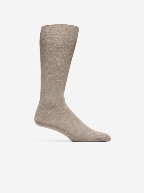 COLE HAAN Men's Tonal Argyle Crew Socks