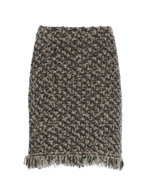 FABIANA FILIPPI fringed mini skirt