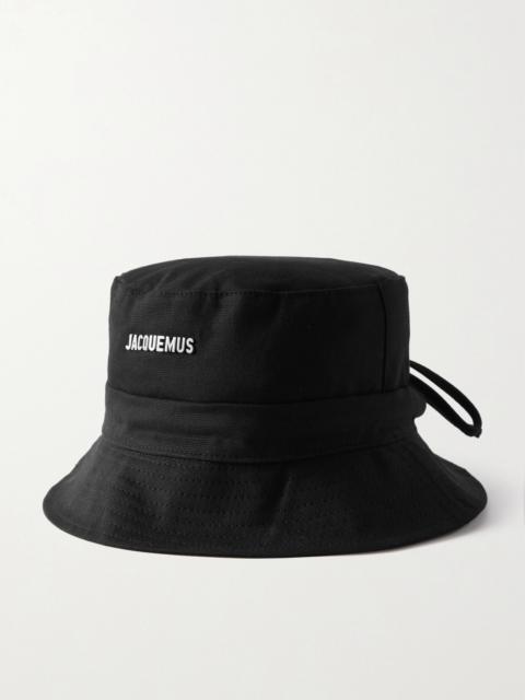 JACQUEMUS Le Bob Embellished Cotton-canvas Bucket Hat