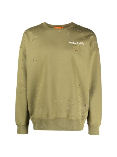 x Timberland faded-effect sweatshirt