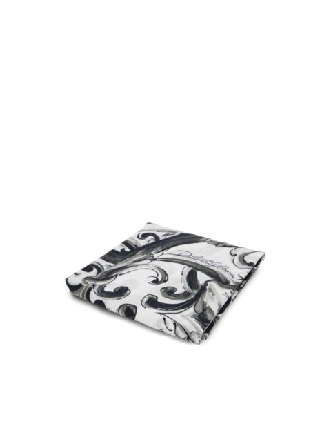 Dolce & Gabbana baroque-print beach towel