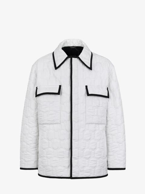 FENDI White tech fabric jacket