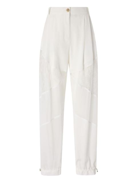 PINKO lace-panel trousers