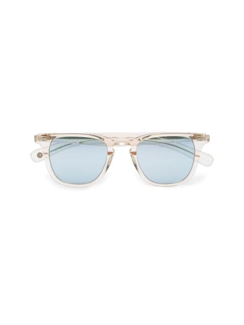 Garrett Leight tinted square-frame sunglasses