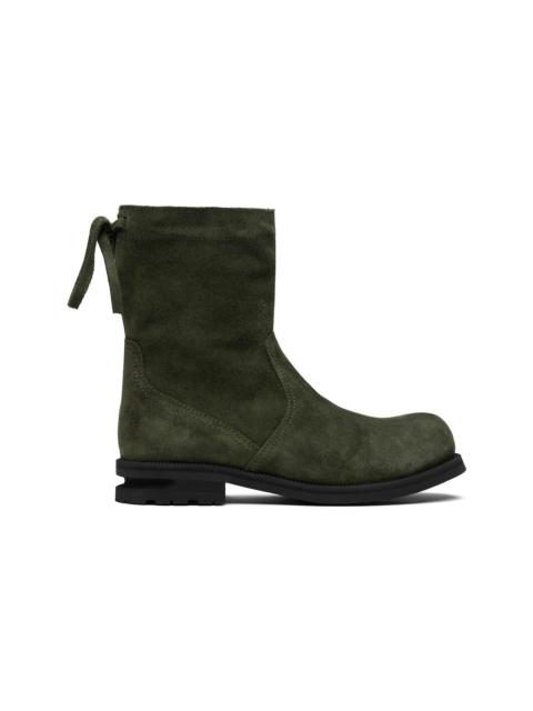 Kiko Kostadinov Khaki Farkas Boots