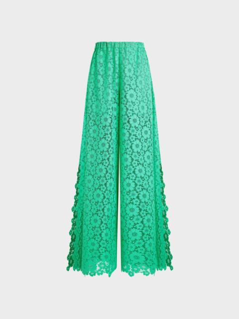 Vilebrequin WOMEN GUIPURE PANTS FLOWERS LACE