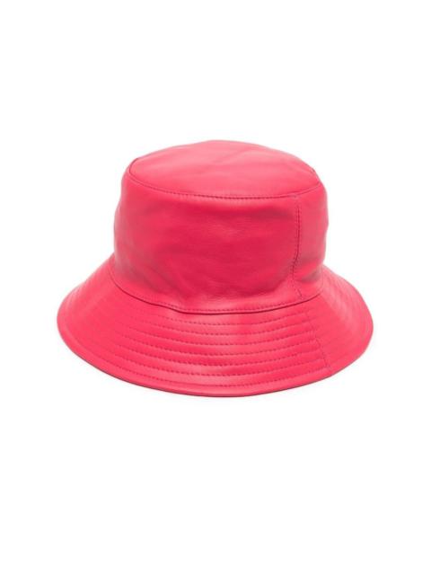 Yves Salomon tonal-stitching bucket hat