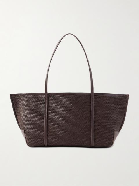 ST. AGNI Bateau Woven Leather Tote Bag