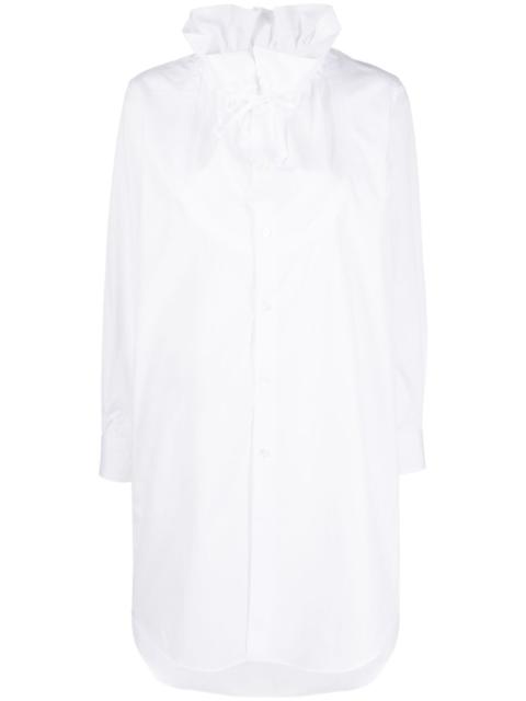 Comme des Garçons Comme des Garçons ruffled-collar poplin shirt
