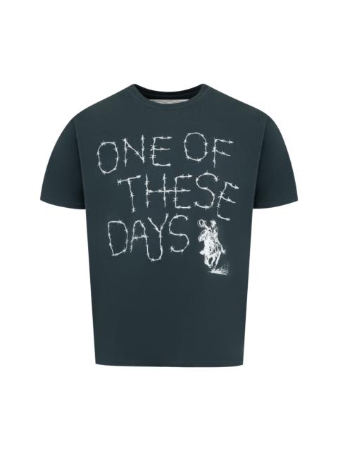 One Of These Days BARBED T-SHIRT