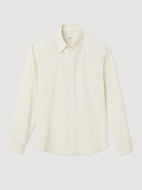 Sandro Striped flowing shirt