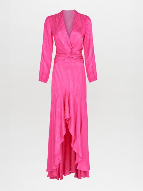 SILVIA TCHERASSI Albarella Dress Fuchsia