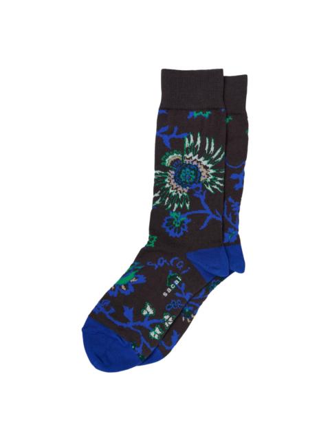 sacai Floral Knit Socks
