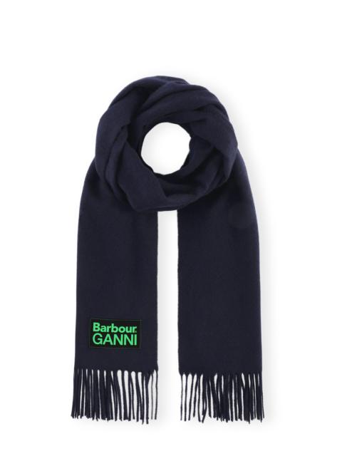 GANNI X BARBOUR WOOL SCARF