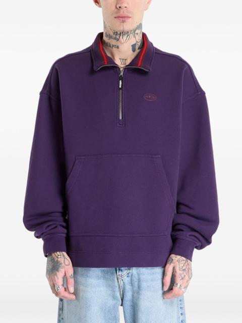 adidas half-zip sweatshirt