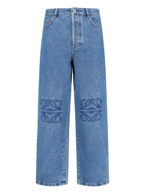 Loewe BAGGY 'ANAGRAM' JEANS