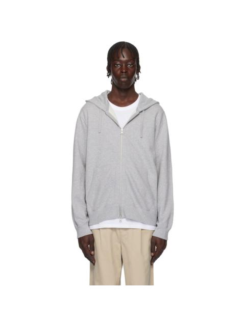 Reigning Champ Gray Midweight Terry Standard Zip Hoodie