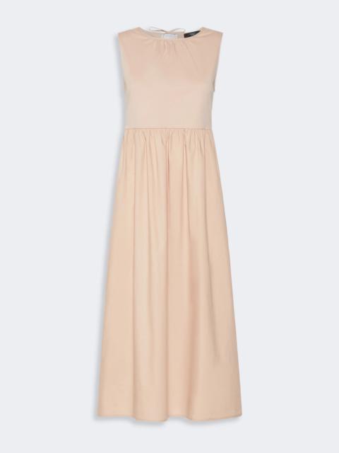 WEEKEND Max Mara PAGGIO Jersey and cotton poplin dress - PINK