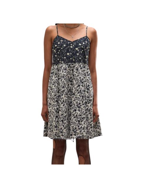 R13 Reversible Strappy Mini Dress