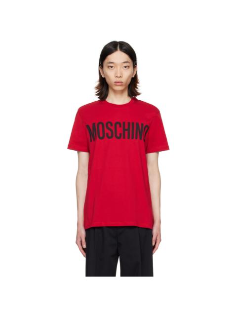 Moschino Red Printed T-Shirt