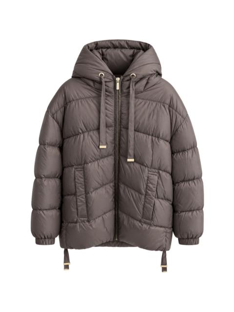 Max Mara The Cube hooded quilted jacket