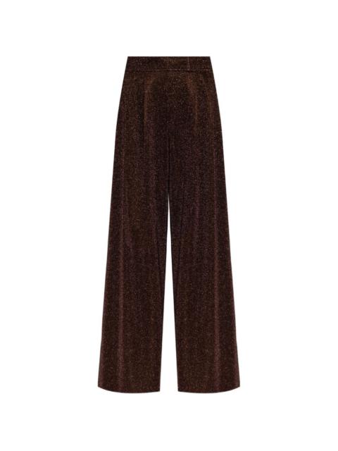 Oséree pleated wide-leg trousers