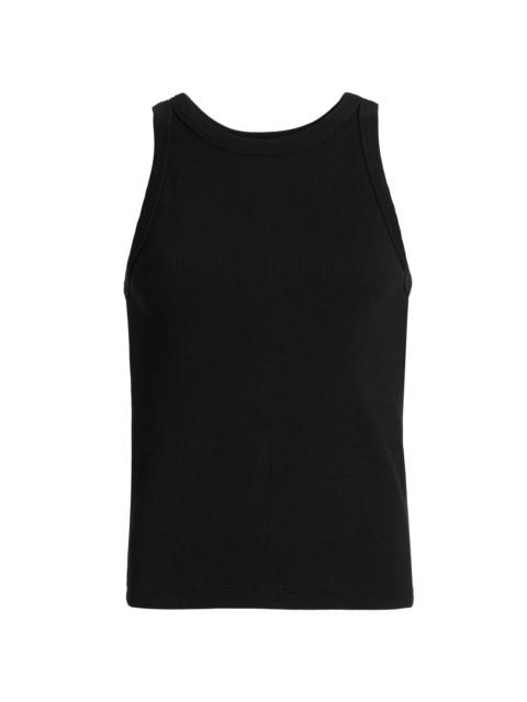 Jenni Kayne Women's Rib-Knit Cotton Tank - Black