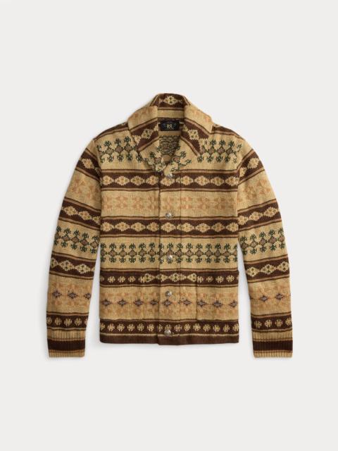 RRL by Ralph Lauren Jacquard-Knit Linen-Blend Cardigan