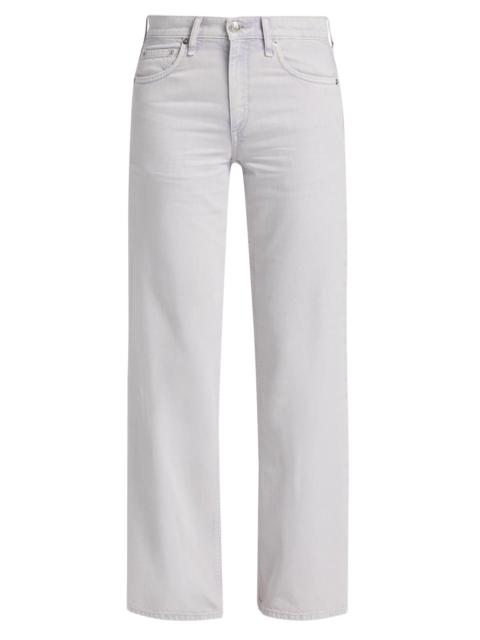 rag & bone Women's Cam Featherweight Low-Rise Full Straight-Leg Jeans - Lilac